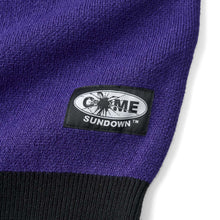 Load image into Gallery viewer, BURN OUT KNIT BLACK/BLUE