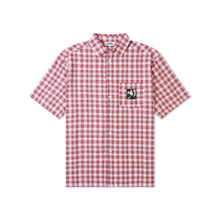 Load image into Gallery viewer, BRAIN POWER PLAID SHIRT RED