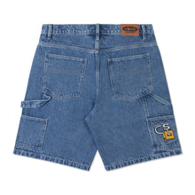 Load image into Gallery viewer, LOCK JEAN SHORTS WASHED BLUE