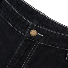 Load image into Gallery viewer, ASSIDUOUS DENIM SHORTS BLACK