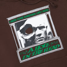 Load image into Gallery viewer, HOLE IN THE HEAD HOOD BROWN