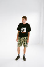 INFORMATION WAR  SHORTS GREEN