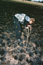 DEGENERATE JEANS WASHED BLACK