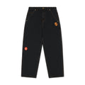 DEGENERATE JEANS WASHED BLACK