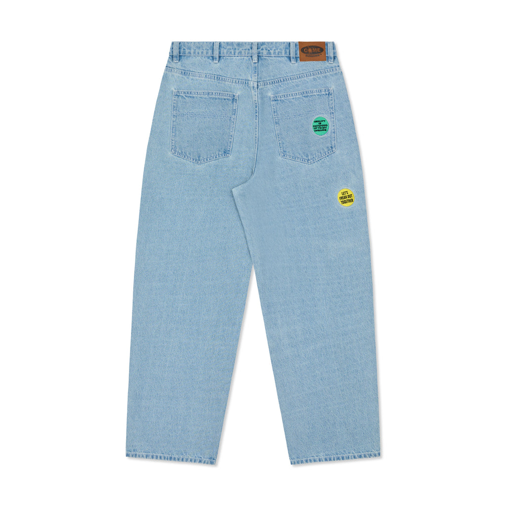 DEGENERATE JEANS WASHED BLUE