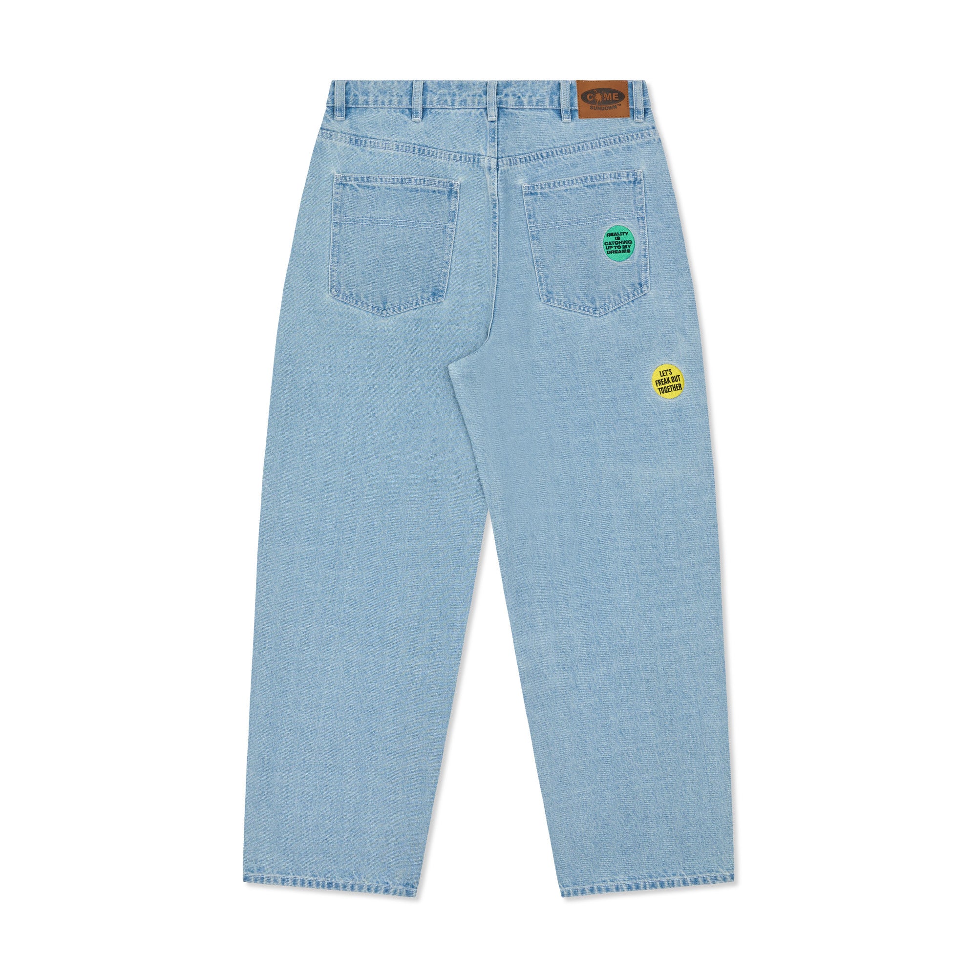 DEGENERATE JEANS WASHED BLUE