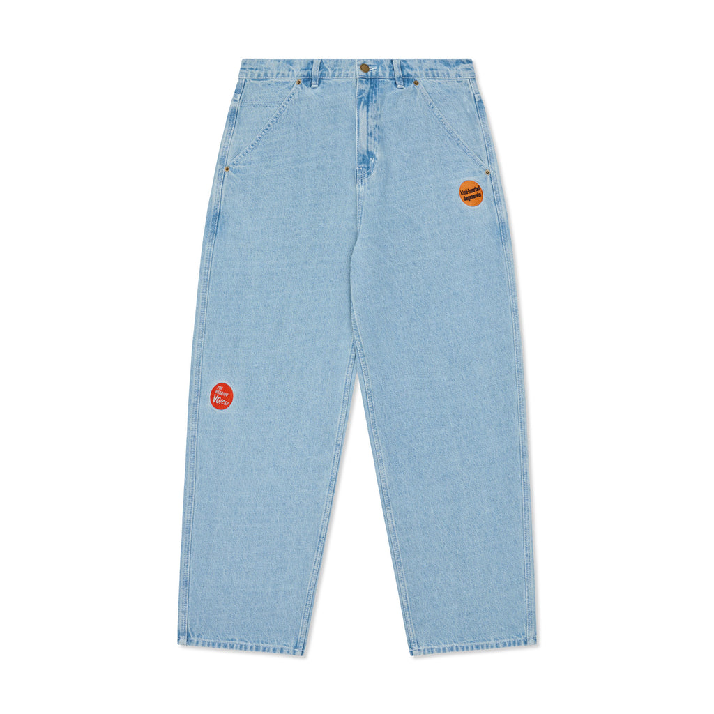 DEGENERATE JEANS WASHED BLUE