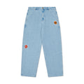 DEGENERATE JEANS WASHED BLUE