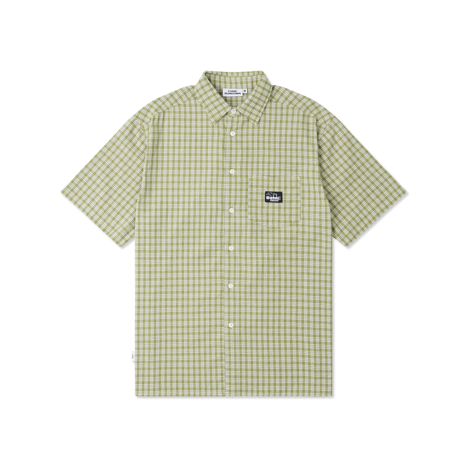 STACKS SHIRT GREEN/WHITE