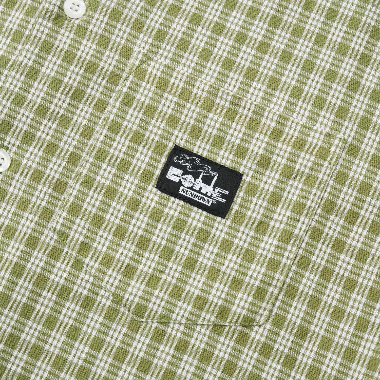 STACKS SHIRT GREEN/WHITE