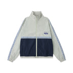 STACKS JACKET GREY/NAVY