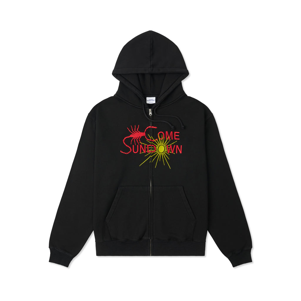 ENTOMOLOGY ZIP HOOD BLACK