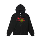 ENTOMOLOGY ZIP HOOD BLACK