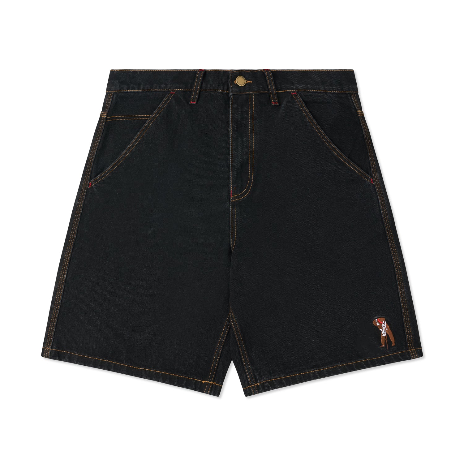 HEADACHE JEAN SHORTS WASHED BLACK