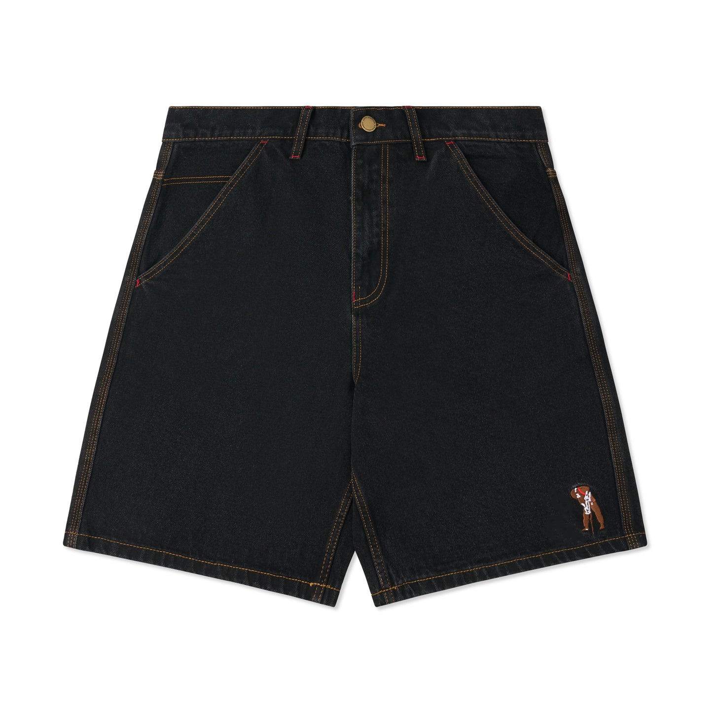 HEADACHE JEAN SHORTS WASHED BLACK