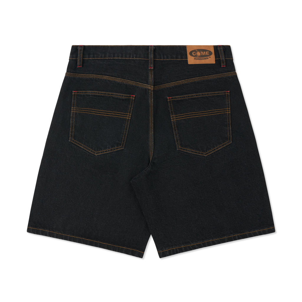 HEADACHE JEAN SHORTS WASHED BLACK