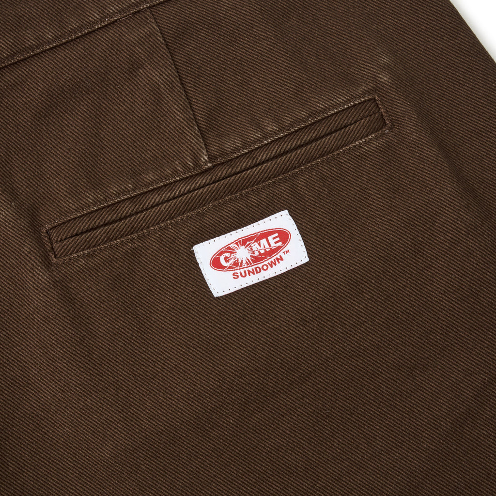 LIFE SHORTS WASHED BROWN