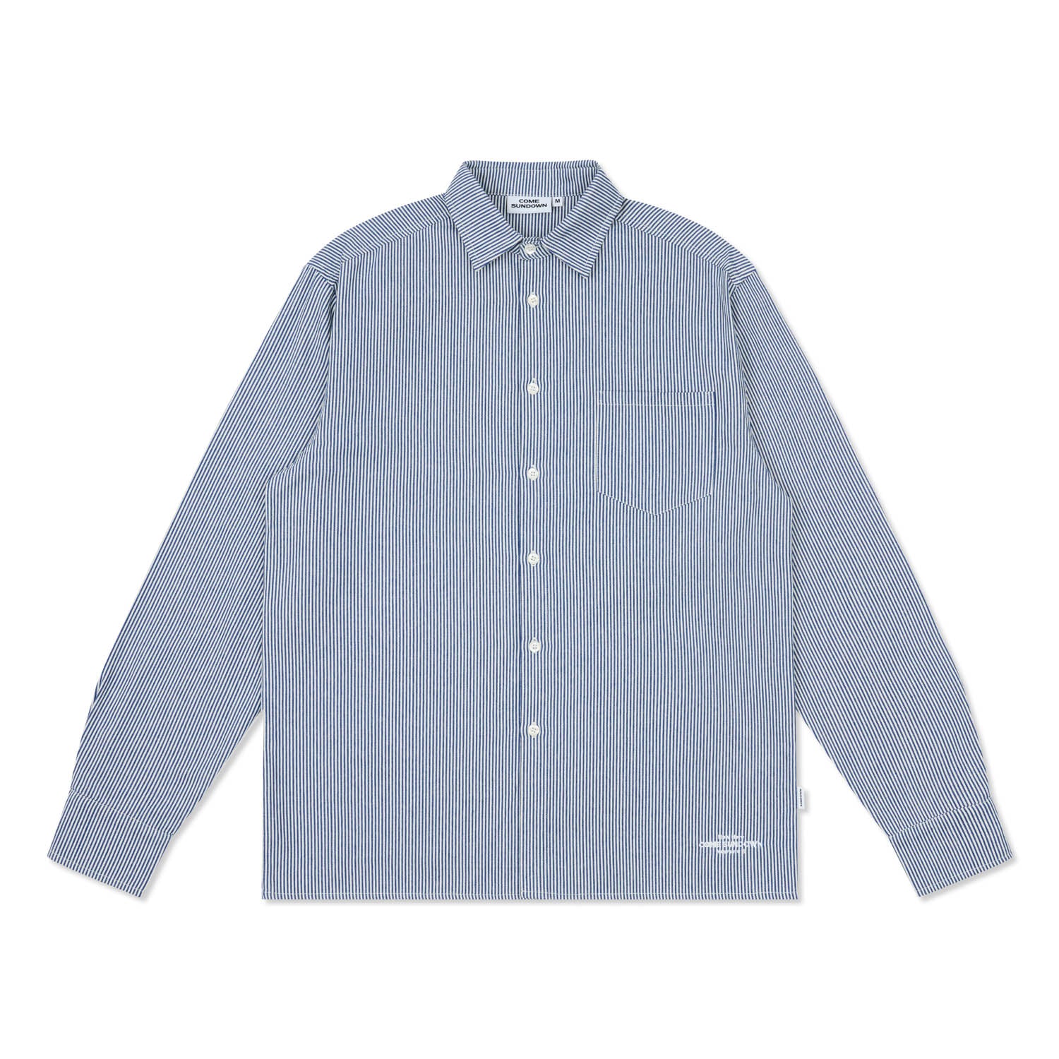 CIRCUIT SHIRT BLUE/WHITE STRIPE