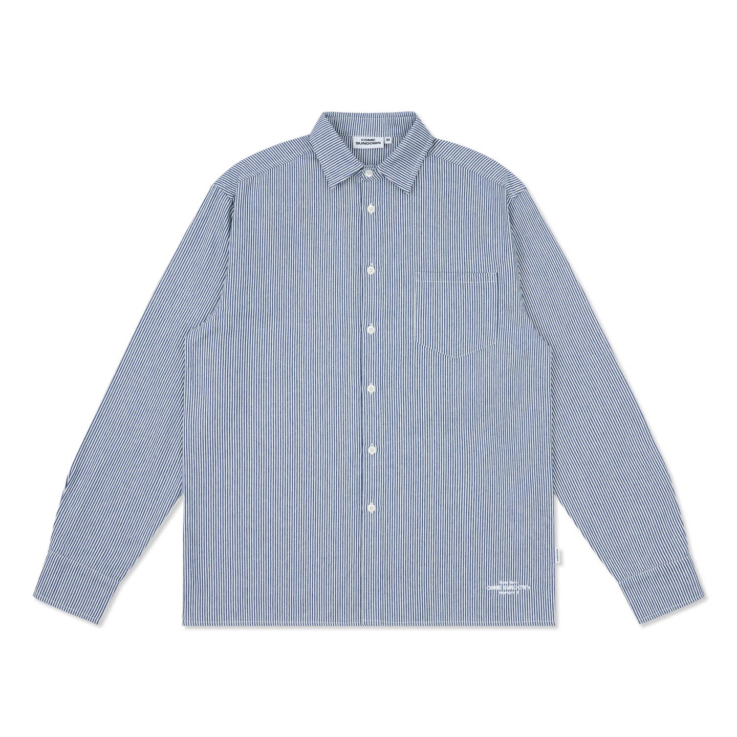 CIRCUIT SHIRT BLUE/WHITE STRIPE