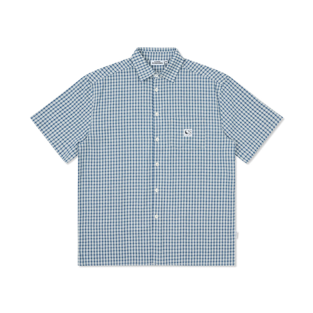 FOUND MISSING SHIRT BLUE/WHITE