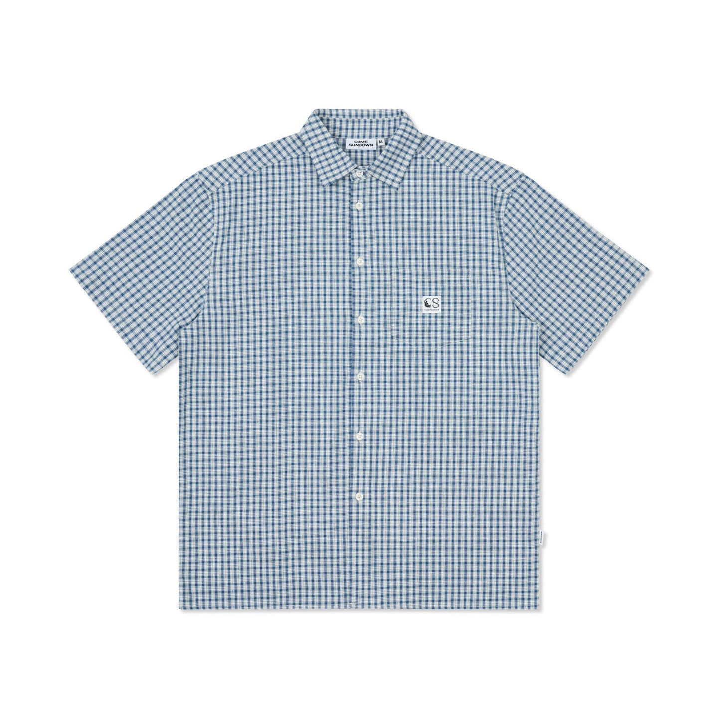 FOUND MISSING SHIRT BLUE/WHITE