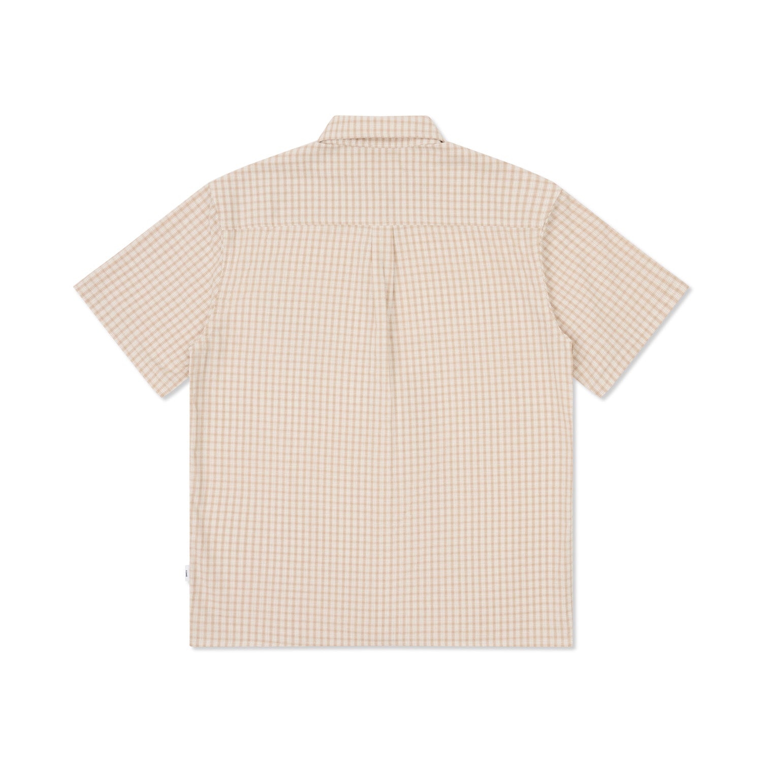 FOUND MISSING SHIRT LIGHT BROWN/WHITE