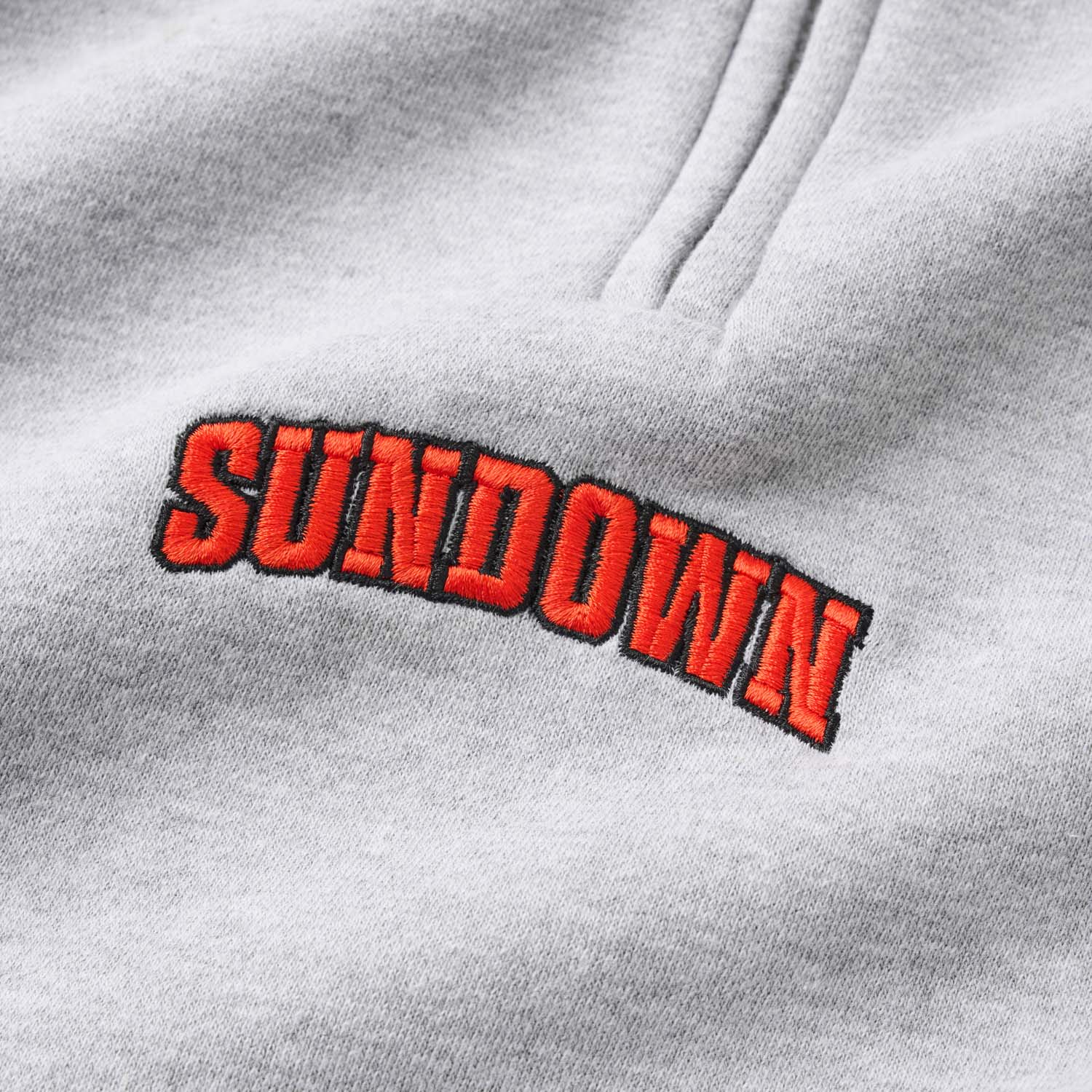 SUNDOWN QUARTER ZIP FLEECE GREY/NAVY