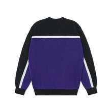 Load image into Gallery viewer, BURN OUT KNIT BLACK/BLUE
