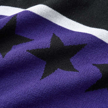 Load image into Gallery viewer, BURN OUT KNIT BLACK/BLUE
