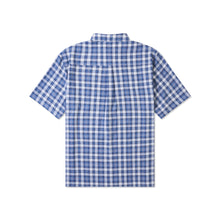 Load image into Gallery viewer, BRAIN POWER PLAID SHIRT BLUE
