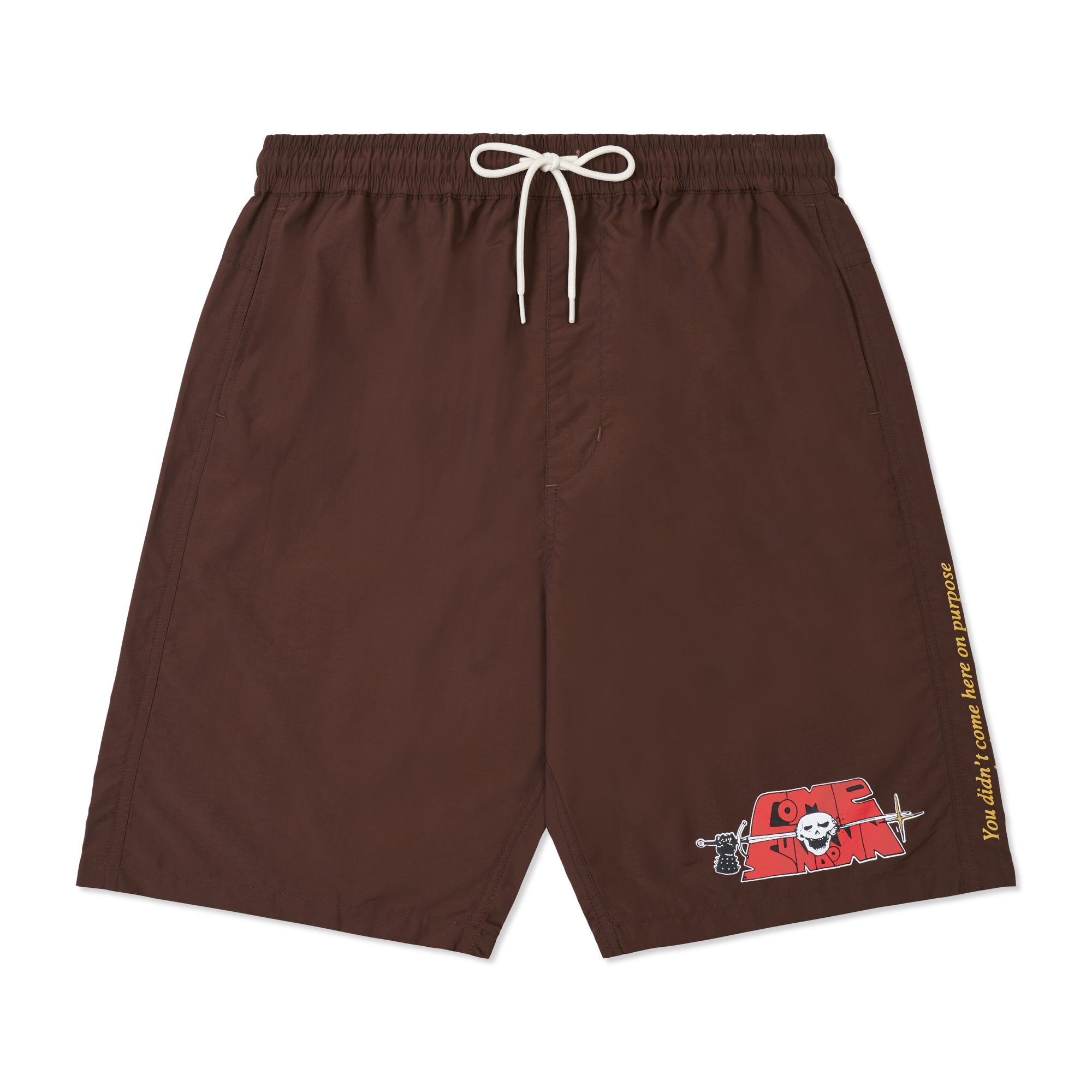 SPLIT SHORTS BROWN