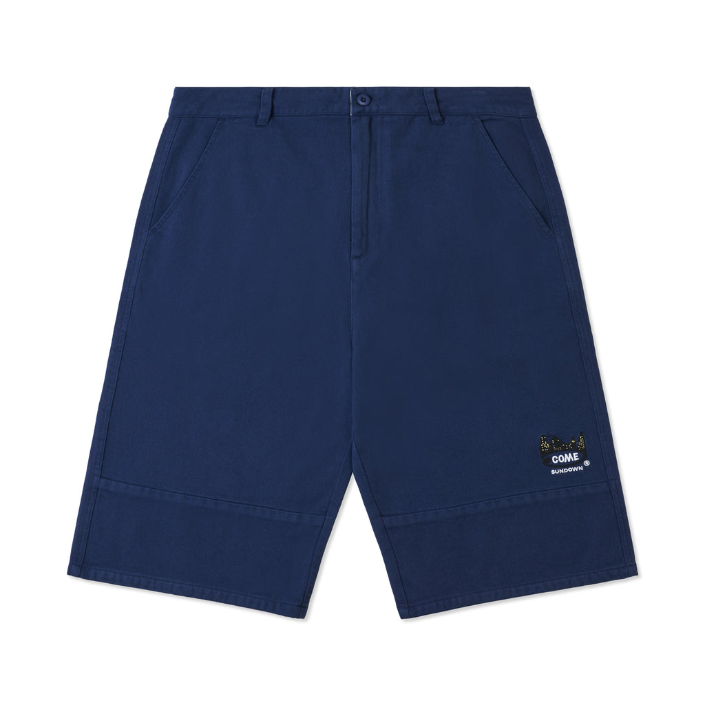 TOIL SHORTS WASHED BLUE