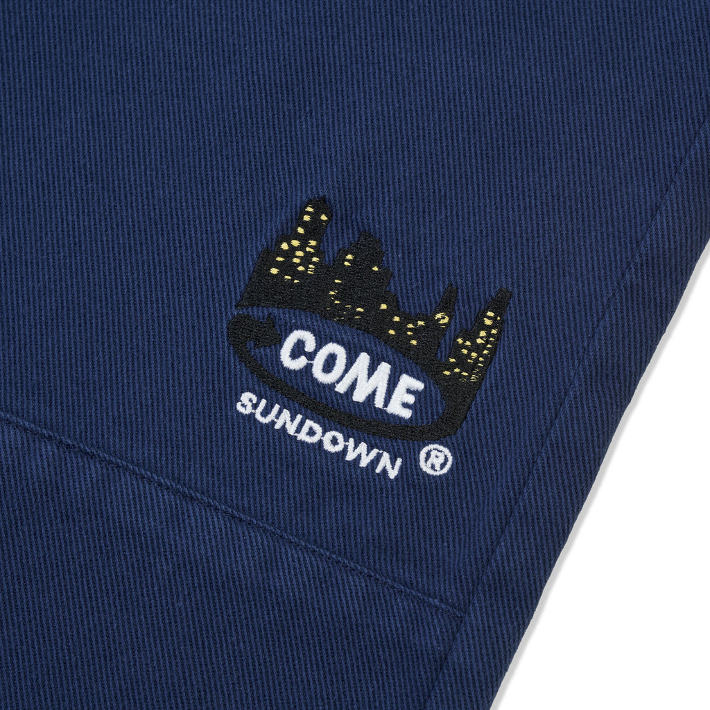TOIL SHORTS WASHED BLUE