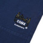 TOIL SHORTS WASHED BLUE