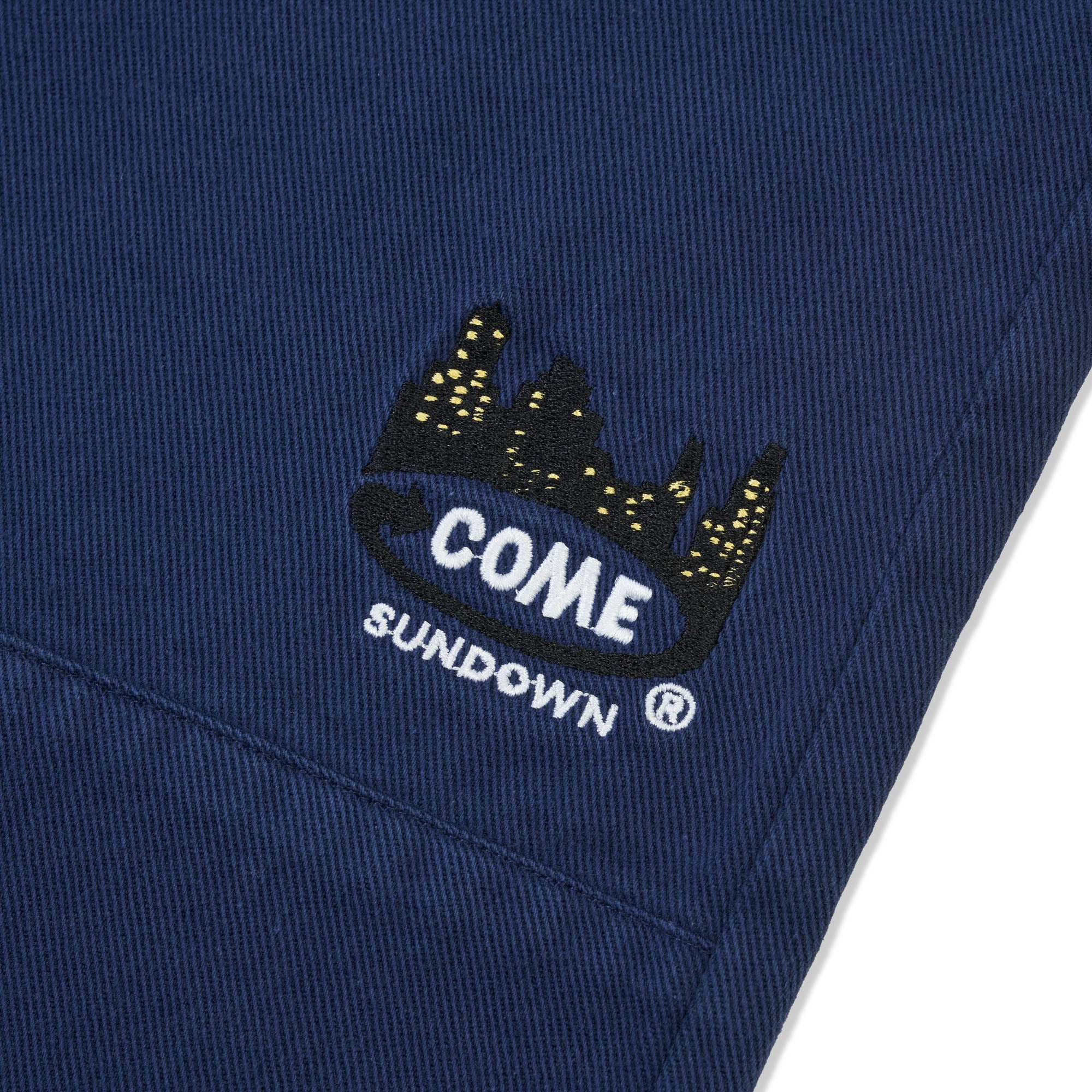 TOIL SHORTS WASHED BLUE