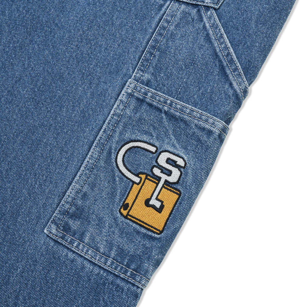 LOCK JEAN SHORTS WASHED BLUE