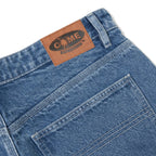LOCK JEAN SHORTS WASHED BLUE