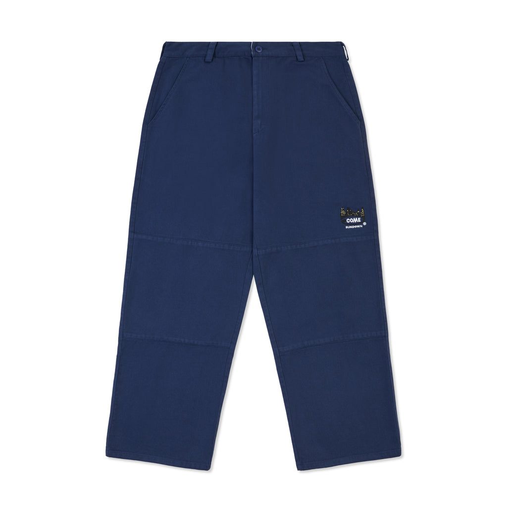 TOIL PANTS WASHED BLUE