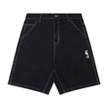ASSIDUOUS DENIM SHORTS BLACK