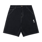 ASSIDUOUS DENIM SHORTS BLACK