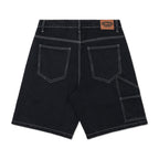ASSIDUOUS DENIM SHORTS BLACK