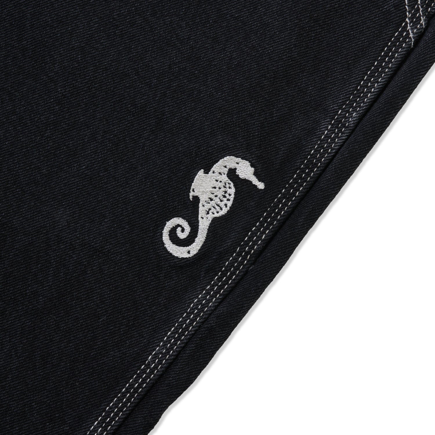 ASSIDUOUS DENIM SHORTS BLACK