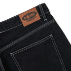 ASSIDUOUS DENIM SHORTS BLACK
