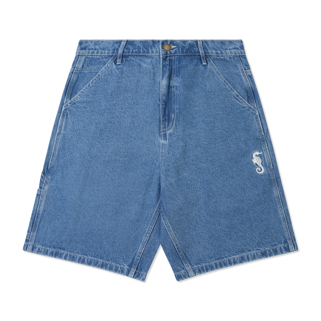 ASSIDUOUS DENIM SHORTS WASHED BLUE