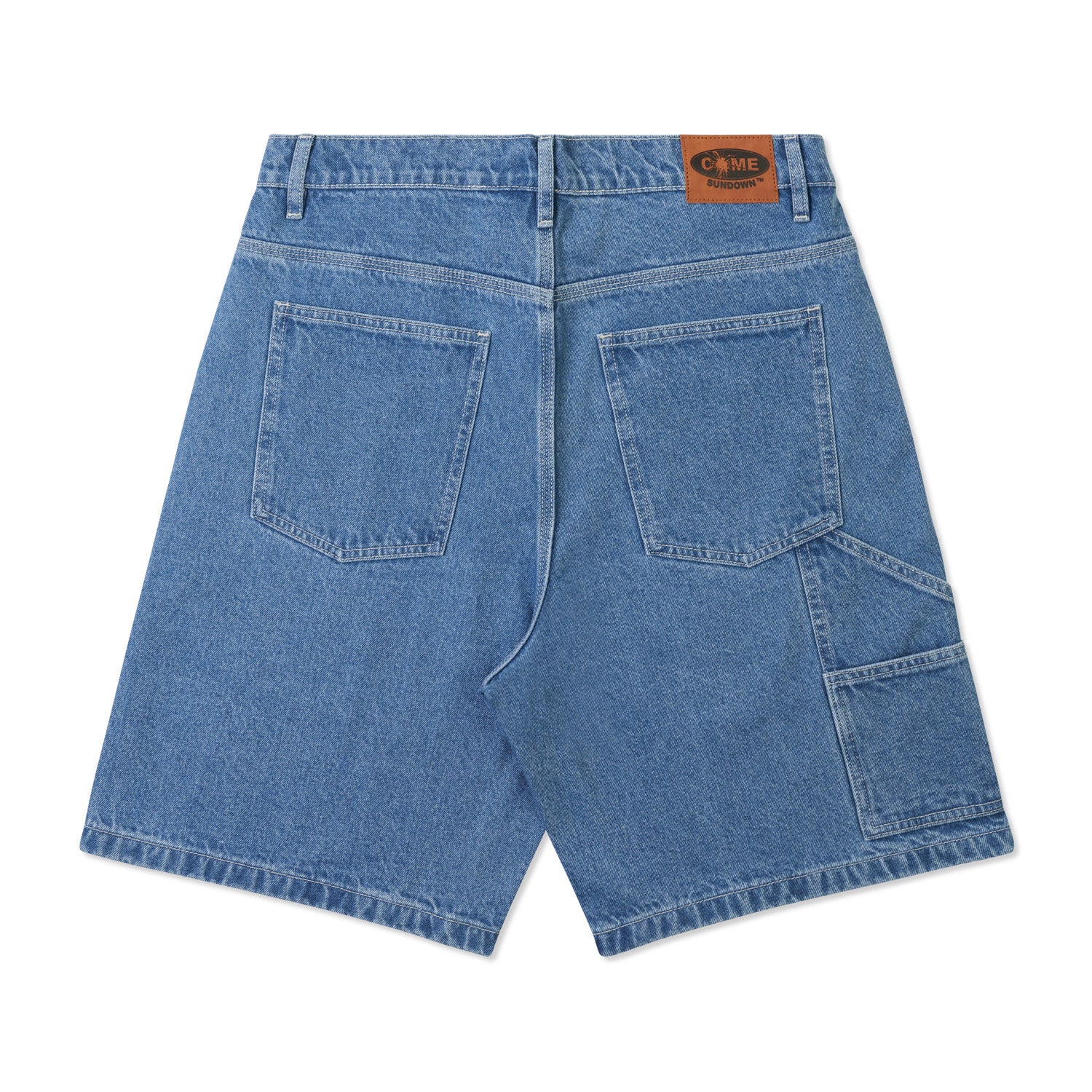 【YOURNUS】Catch Washed Bermuda Denim ASSIDUOUS DENIM SHORTS WASHED BLUE – COMESUNDOWN