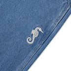 ASSIDUOUS DENIM SHORTS WASHED BLUE