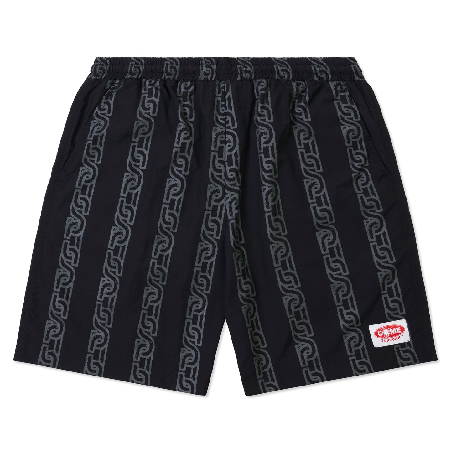 THE KEY RECYCLED POLY SHORTS BLACK