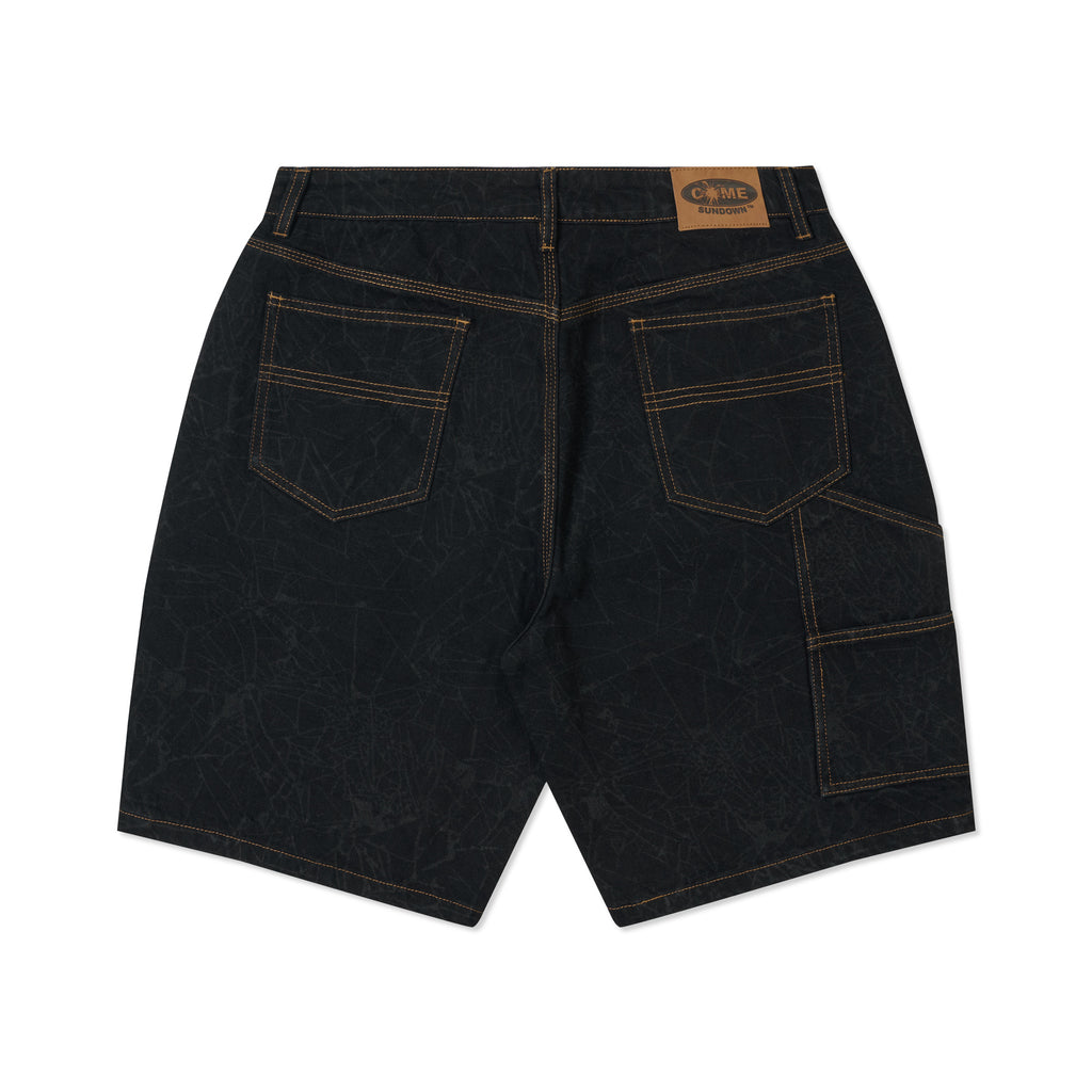 TOIL JEAN SHORTS BLACK