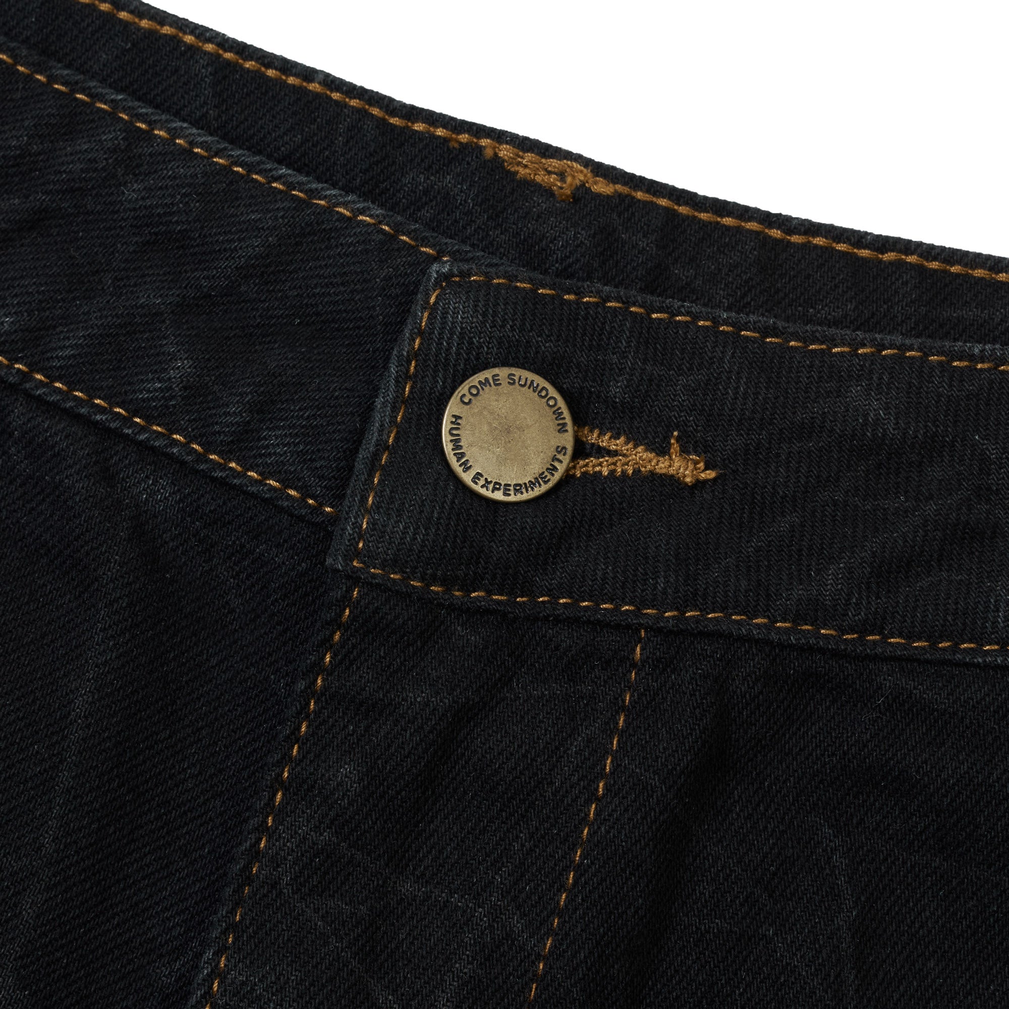 TOIL JEAN SHORTS BLACK
