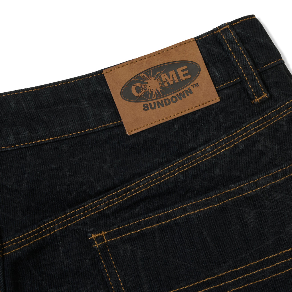 TOIL JEAN SHORTS BLACK